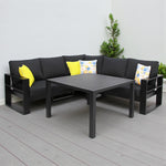 Load image into Gallery viewer, Hayman Corner Lounge Setting - Black
