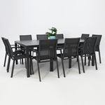 Load image into Gallery viewer, Queensville 11pc Deluxe Dining Setting - Gunmetal