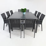 Load image into Gallery viewer, Queensville 11pc Deluxe Dining Setting - Gunmetal