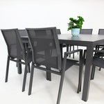 Load image into Gallery viewer, Queensville 11pc Deluxe Dining Setting - Gunmetal