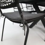 Load image into Gallery viewer, Ravenne Bahamas 9pc Dining Setting - Black