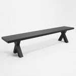 Load image into Gallery viewer, Ravenne Albenga 7pc Dining and Bench Setting - Black