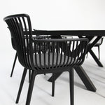 Load image into Gallery viewer, Ravenne Canela 9pc Dining Setting - Black