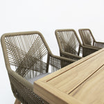 Load image into Gallery viewer, Ravenne Albenga 9pc Dining Setting - Taupe
