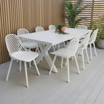 Load image into Gallery viewer, Ravenne Persia 9pc Dining Setting - White