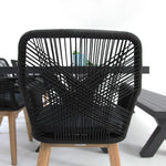 Load image into Gallery viewer, Ravenne Albenga 7pc Dining and Bench Setting - Black