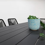 Load image into Gallery viewer, Ravenne Albenga 7pc Dining and Bench Setting - Black