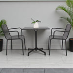 Load image into Gallery viewer, Regent 3pc Cafe Dining Setting - Black