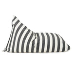Load image into Gallery viewer, Relax Sack Beanbag - Charcoal and White Stripe