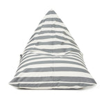 Load image into Gallery viewer, Relax Sack Beanbag - Grey and White Stripe