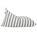 Load image into Gallery viewer, Relax Sack Beanbag - Grey and White Stripe