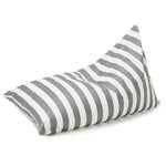 Load image into Gallery viewer, Relax Sack Beanbag - Grey and White Stripe