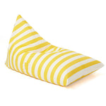 Load image into Gallery viewer, Relax Sack Beanbag - Yellow and White Stripe