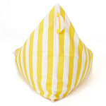 Load image into Gallery viewer, Relax Sack Beanbag - Yellow and White Stripe