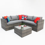 Load image into Gallery viewer, Remi Corner Sofa Set - Grey
