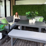 Load image into Gallery viewer, Sallsey Corner Lounge Setting - Storm