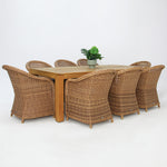 Load image into Gallery viewer, Selina Portland 9pc Dining Setting - Natural