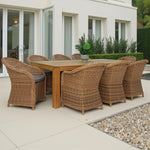 Load image into Gallery viewer, Selina Portland 9pc Dining Setting - Natural