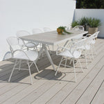 Load image into Gallery viewer, Serenity Fantail 9pc Dining Setting