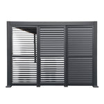 Load image into Gallery viewer, Slatted Privacy Screen For Basic Pergola Grey