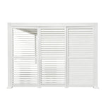 Load image into Gallery viewer, Slatted Privacy Screen For Basic Pergola White