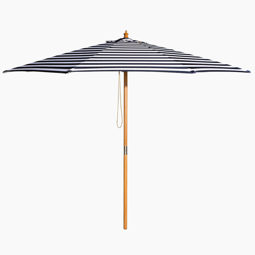 Billy Fresh 3m Bamboo St Tropez Umbrella - Navy