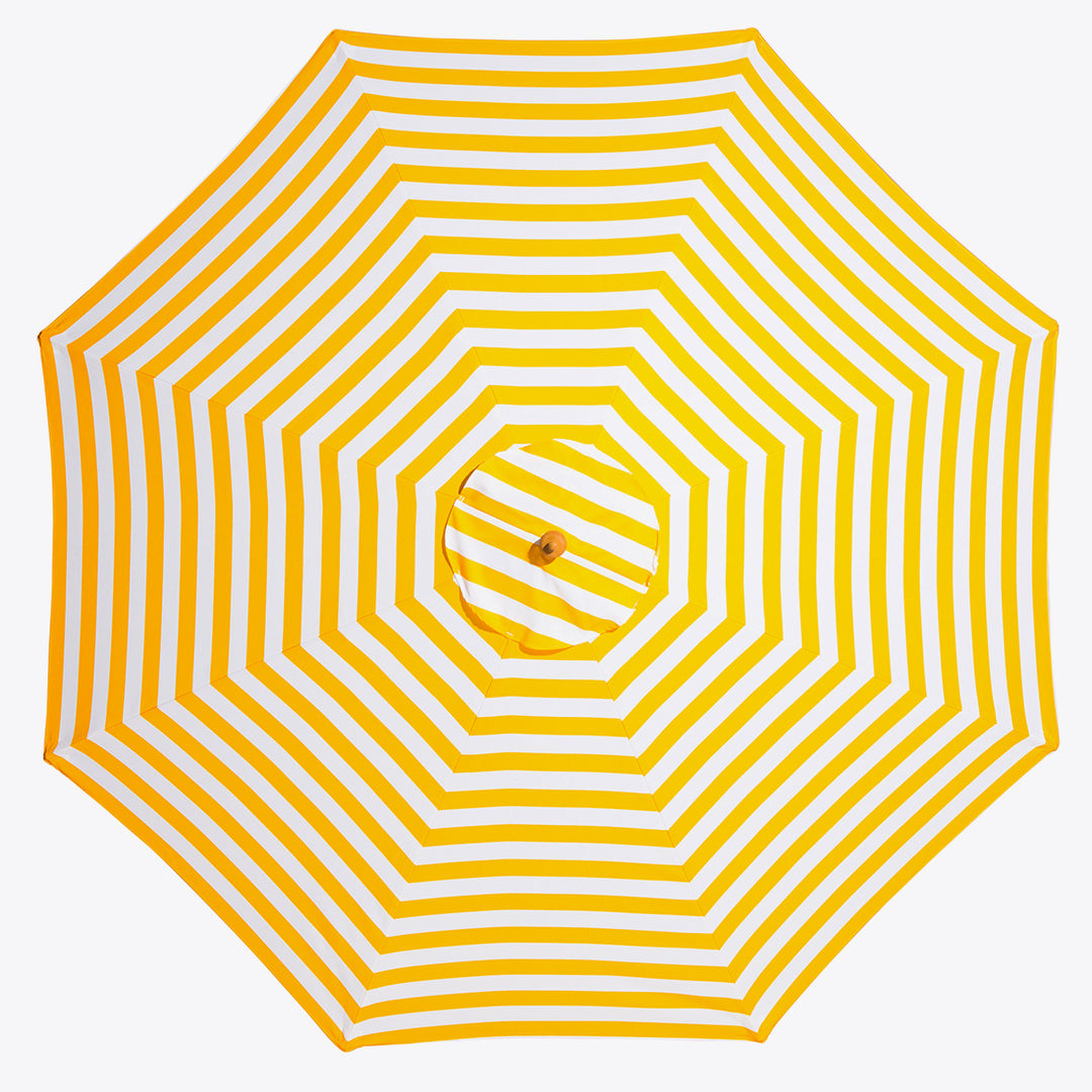 Billy Fresh 3m Bamboo Sunny Marbella Umbrella - Yellow