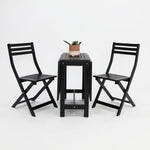 Load image into Gallery viewer, Tea 3pc Balcony Setting - Black