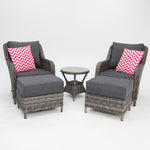 Load image into Gallery viewer, Tortuga 5pc Relax Lounge Setting - Grey