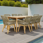 Load image into Gallery viewer, Versailles Albenga 9pc Dining Setting - Taupe