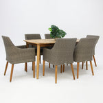 Load image into Gallery viewer, Versailles Faro 7pc Dining Set - Grey