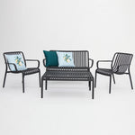 Load image into Gallery viewer, Voyage 4pc Balcony Setting - Gunmetal