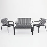Load image into Gallery viewer, Voyage 4pc Balcony Setting - Gunmetal