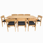 Load image into Gallery viewer, Weston 9pc Teak Dining Setting