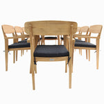 Load image into Gallery viewer, Weston 9pc Teak Dining Setting