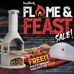 Load image into Gallery viewer, Buschbeck Rondo Fireplace and Pizza Oven - White