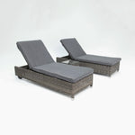 Load image into Gallery viewer, Amani 3pc Sunlounge Setting - Grey Storm