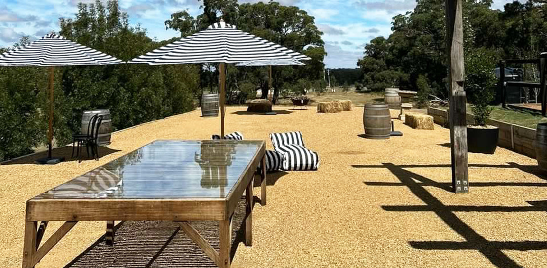 Laid Back Charcoal + White Outdoor Beanbag