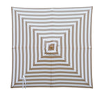 Load image into Gallery viewer, Replacement Canopy for 2m Bamboo Umbrella - Taupe and White Stripe