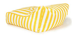 Load image into Gallery viewer, Hang Out Yellow + White Stripe Outdoor Beanbag