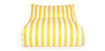 Load image into Gallery viewer, Hang Out Yellow + White Stripe Outdoor Beanbag