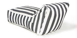 Load image into Gallery viewer, Laid Back Charcoal + White Outdoor Beanbag
