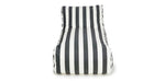 Load image into Gallery viewer, Laid Back Charcoal + White Outdoor Beanbag