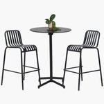 Load image into Gallery viewer, Bistro 3pc Bar Setting - Black