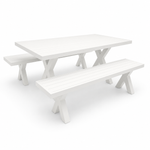 Load image into Gallery viewer, Ravenne 3pc Dining Setting - White
