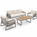 Load image into Gallery viewer, Altamore 4pc Lounge - Grey