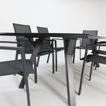 Load image into Gallery viewer, Athena Queensville 7pc Dining Setting - Gunmetal
