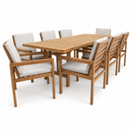 Load image into Gallery viewer, Nordic 9pc Dining Setting
