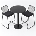 Load image into Gallery viewer, Kenty Cila 3pc Bar Setting - Black