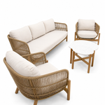 Load image into Gallery viewer, Talara 4pc Lounge Setting